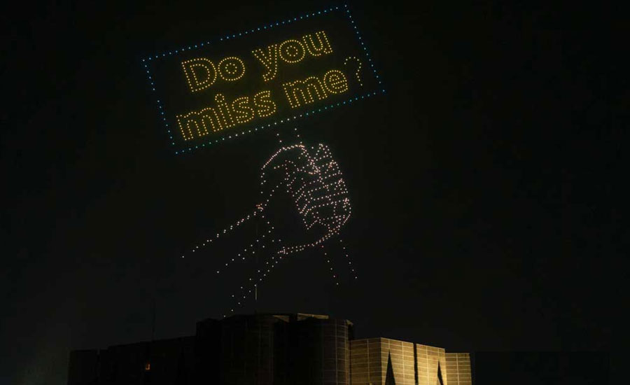 '৩৬ জুলাই' উদযাপন, রাতের আকাশে হাজার ড্রোন, 'ডু ইউ মিস মি?'