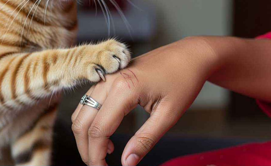 বিড়াল আঁচড় দিয়েছে, দ্রুত চিকিৎসা না নিলে যে রোগ হতে পারে