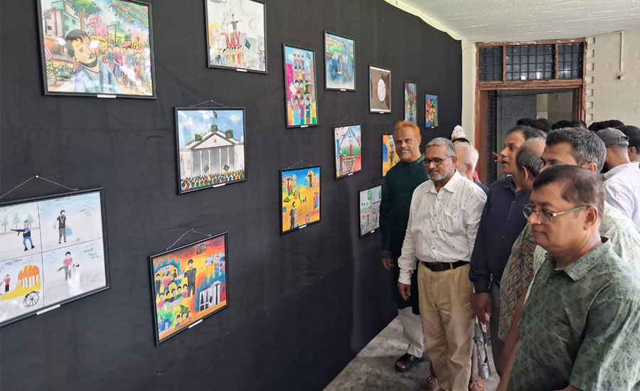 বাকৃবিতে জুলাই গণ অভ্যুত্থান দিবস উপলক্ষে চিত্রাঙ্কন প্রদর্শনী অনুষ্ঠিত
