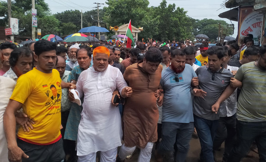 নাসিরনগরে গণঅভ্যুত্থান দিবসে বিএনপির বিজয় মিছিল অনুষ্ঠিত 