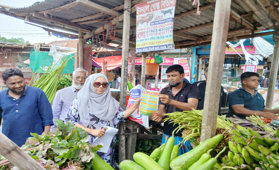 লাকসামে সামিরা আজিম দোলার লিফলেট বিতরণ:  তারেক রহমানের ৩১ দফা বাস্তবায়নে কাজ করার আহবান