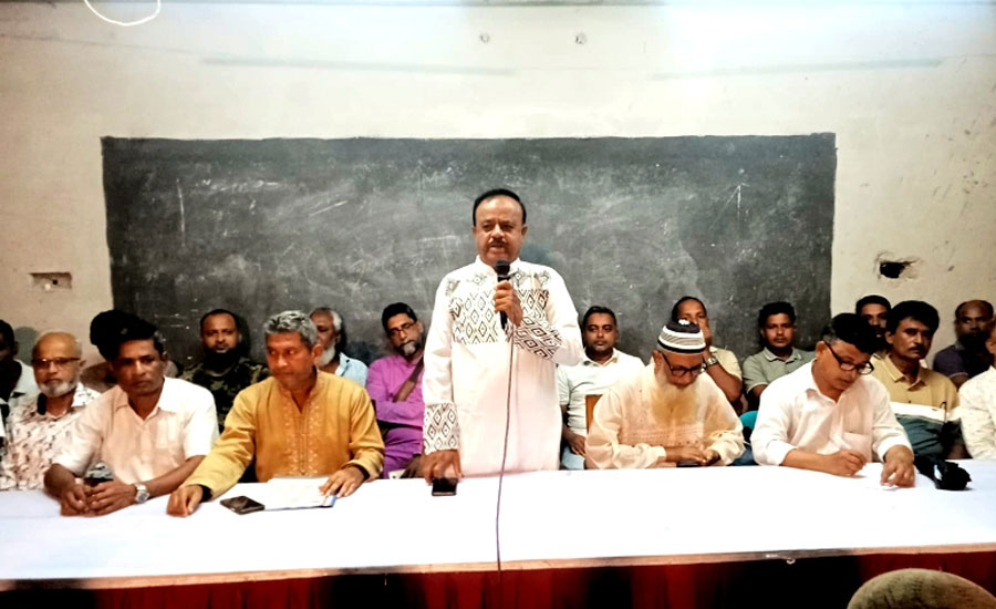 উজিরপুর পৌর বিএনপির নবনির্বাচিত কমিটির পরিচিতি সভা