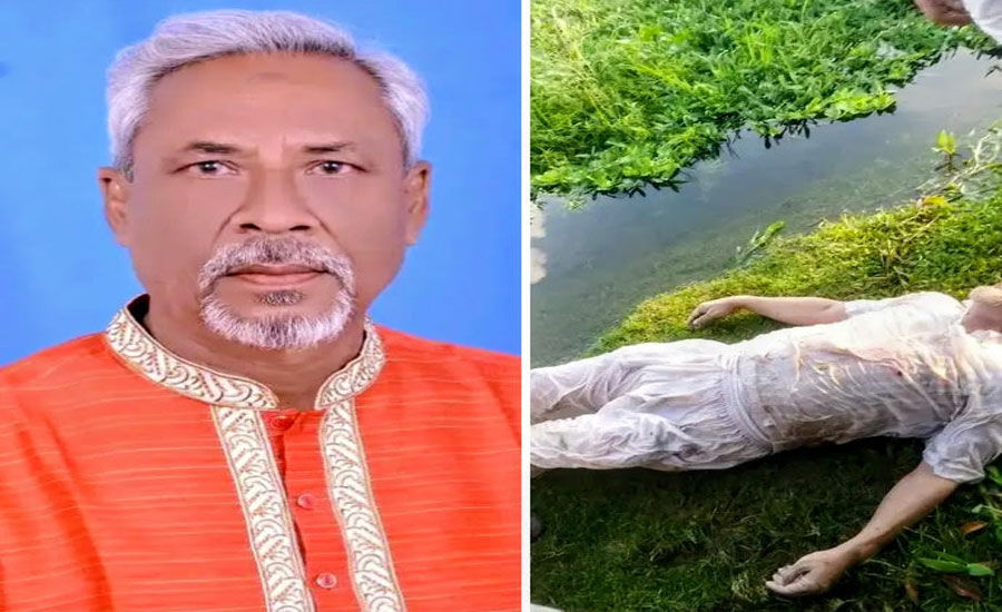 কুড়িগ্রামের নাগেশ্বরীতে সাব-রেজিস্টার স্বপন প্রধানীর  মৃতদেহ দেখে স্থানীয়রা হতভম্ব
