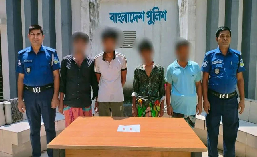ভালুকায় পুলিশের অভিযানে ইয়াবাসহ চার মাদক ব্যবসায়ী গ্রেফতার