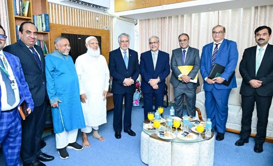 জামায়াত আমিরের বাসায় পাকিস্তানের উপ-প্রধানমন্ত্রী