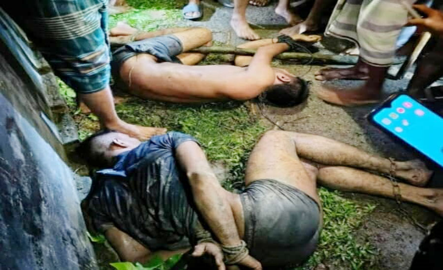 বাউফলে জনতার হাতে আটক ২ ডাকাত, আটককৃত ১ ডাকাত গণপিটুনিতে নিহত 
