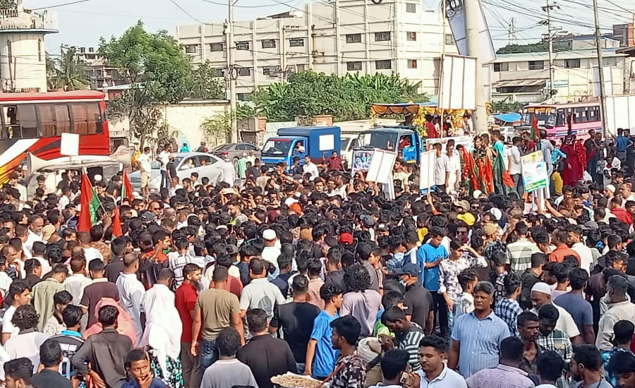 গাজীপুরে বিএনপির ৪৭তম প্রতিষ্ঠাবার্ষিকী র‍্যালীতে জনদূর্ভোগ তুঙ্গে