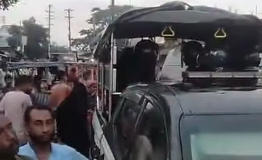শ্রীপুরে যেকারনে র‍্যাবের গাড়ী অবরুদ্ধ