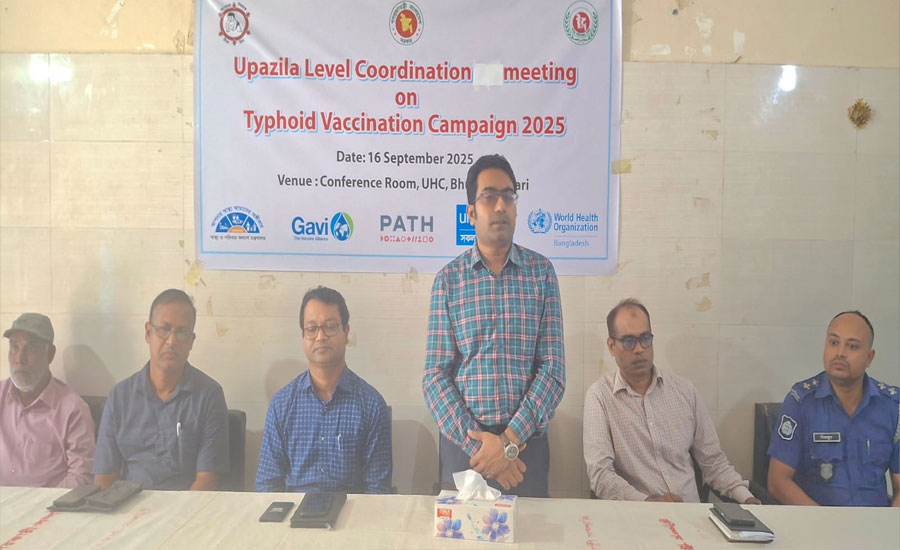 ভূরুঙ্গামারীতে টাইফয়েড টিকাদান ক্যাম্পেইন উপলক্ষে এ্যাডভোকেসি সভা