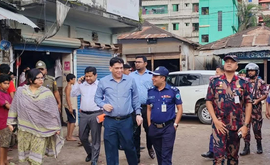 শারদীয় উৎসবকে কেন্দ্র করে পরশুরামের পূজামণ্ডপে প্রশাসনের তদারকি 