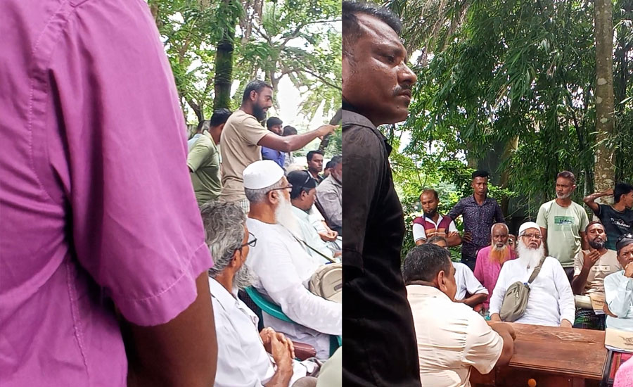 গলাচিপায় অবৈধ ক্ষমতার দাপটে অনিশ্চিত সাড়ে ৭ একর জমিতে আমন চাষ