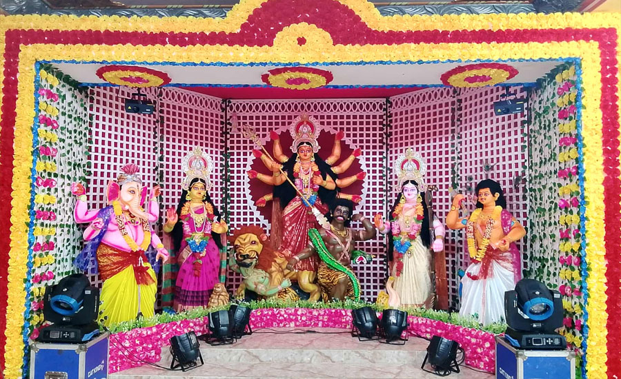 রুমায় শারদীয় দুর্গোৎসব মিলনমেলায় রূপ নিচ্ছে পাহাড়ি-বাঙালির সমন্বয়