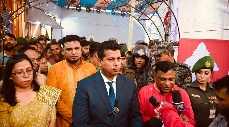 'এ দেশ সবার' ব্রহ্মা মন্দিরে জেলা প্রশাসক জাহিদুল ইসলাম