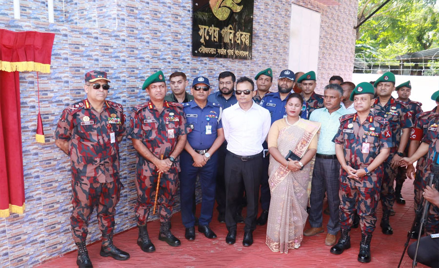 শ্যামনগরের উত্তর কৈখালীতে সুপেয় পানি প্রকল্পের শুভ উদ্বোধন