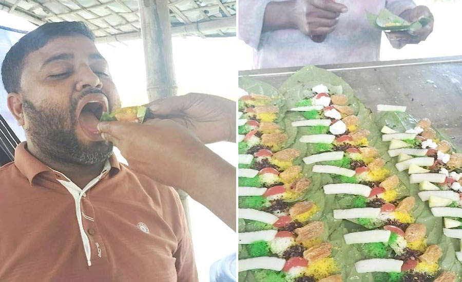 মহেশখালীতে পর্যটকদের ভিড় বাড়াচ্ছে আগুন পান