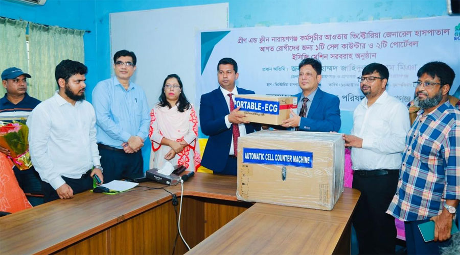নারায়ণগঞ্জ ডিসির উদ্যোগে ভিক্টোরিয়ায় হাসপাতালে আধুনিক প্রযুক্তি সংযোজন