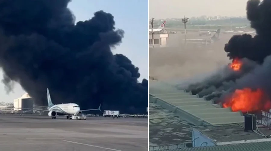 শাহজালাল বিমানবন্দরে বিমান ওঠানামা সাময়িক স্থগিত