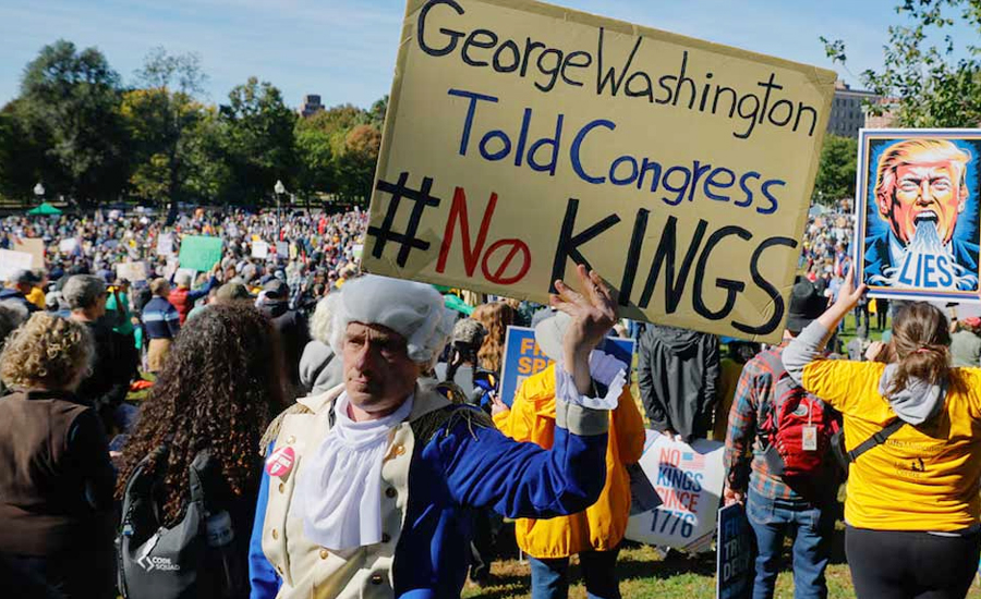 ‘নো কিং’ ট্রাম্পবিরোধী বিক্ষোভ যুক্তরাষ্ট্রজুড়ে