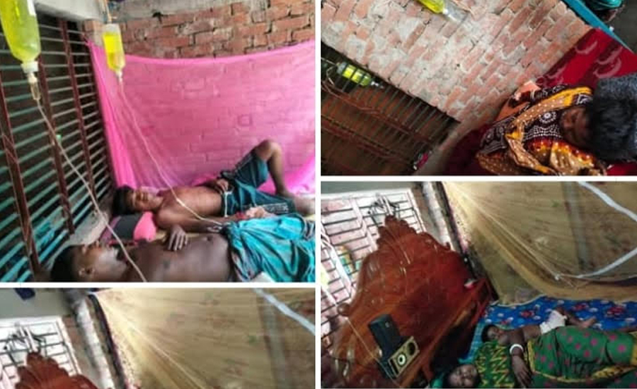 সাতক্ষীরায় অজ্ঞান পার্টির কবলে ১পরিবারের ৪ জন মৃত্যুর সাথে পাঞ্জা লড়ছেন