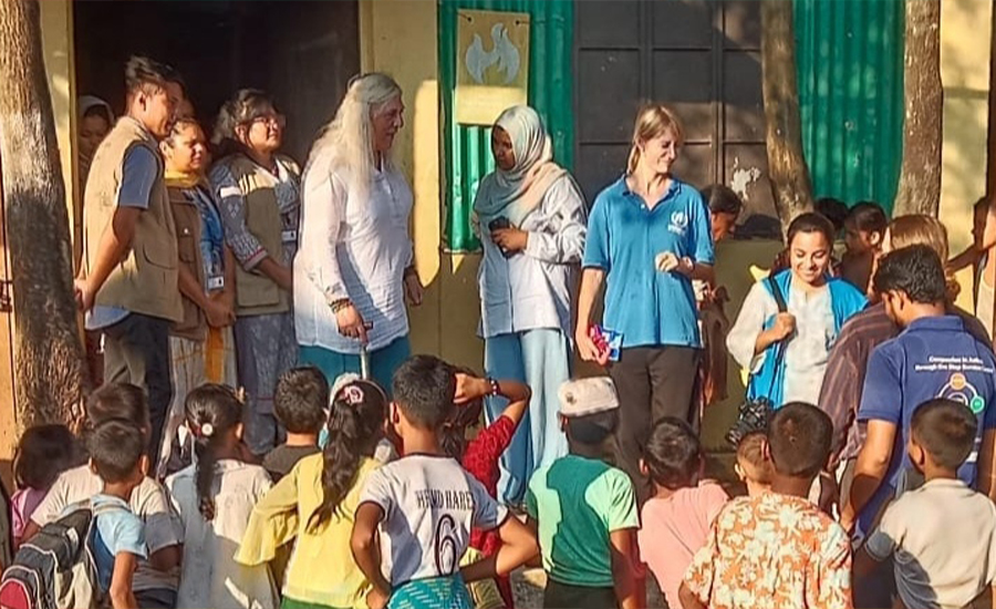 রোহিঙ্গা শিবির পরিদর্শন করলেন জার্সি সরকারের প্রতিনিধি ডেলরে মেজবোরিয়ান