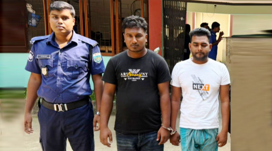 চাইনিজ খাওয়ানোর প্রলোভনে অজ্ঞান করে দুই নারীর মালামাল লুটের অভিযোগে আটক ২ যুবক