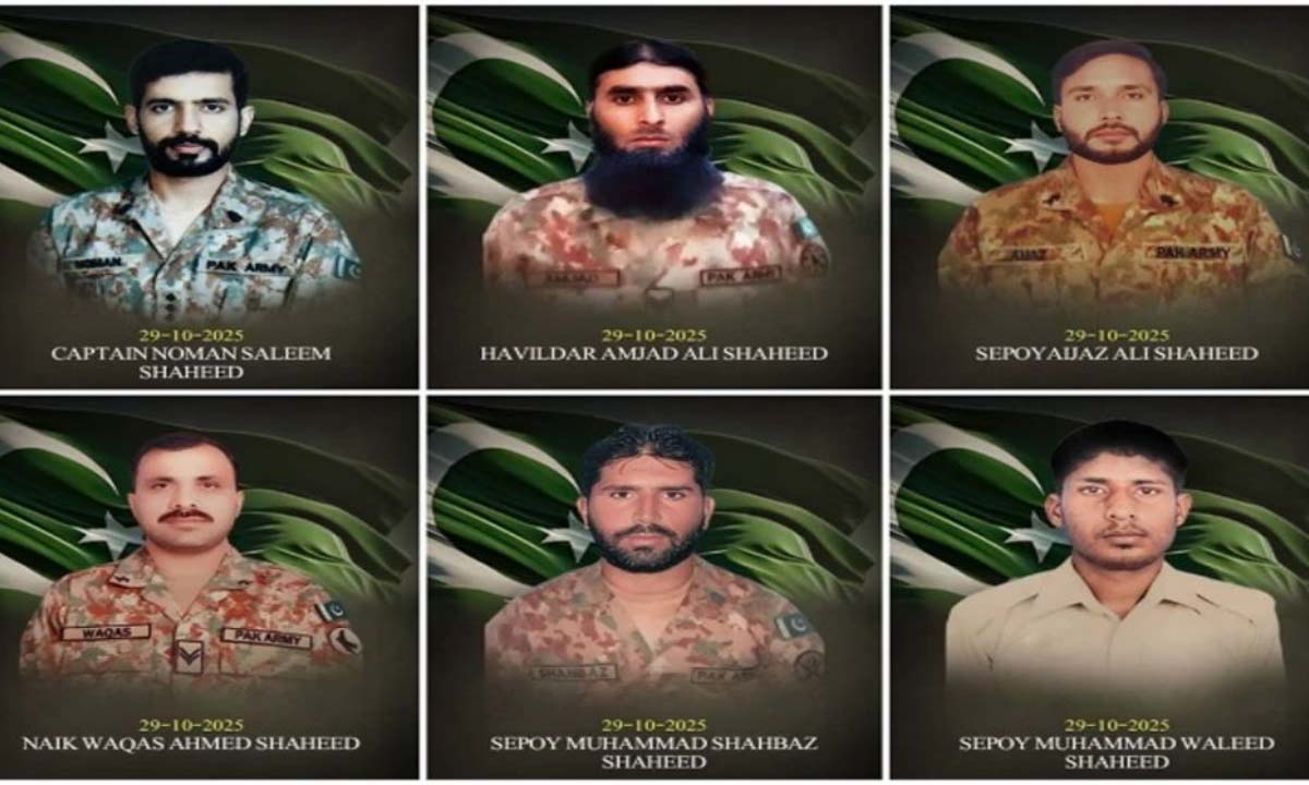 সীমান্তে সন্ত্রাসবিরোধী অভিযানে পাকিস্তানের ৬ সেনা নিহত
