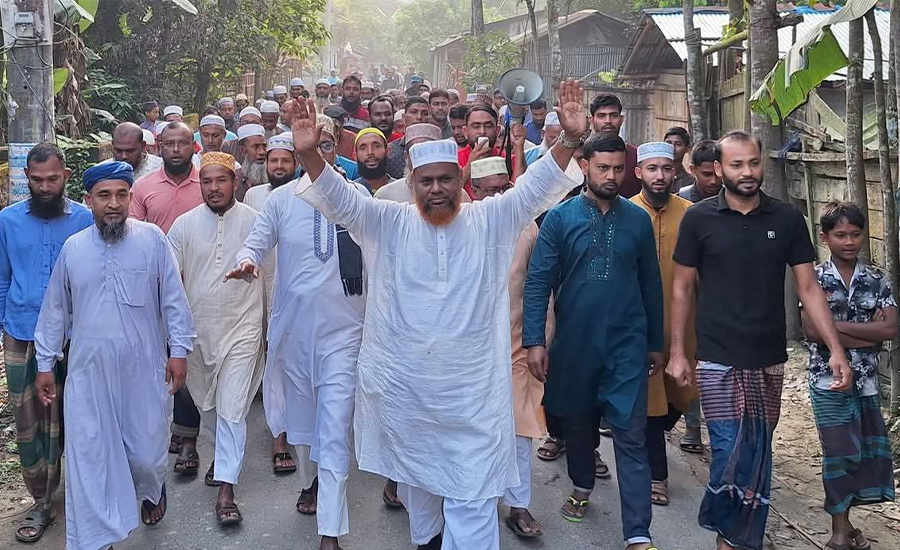 ন্যায় ইনসাফ ভিত্তিক সমাজ গঠনে দাঁড়িপাল্লা প্রতীকে ভোট দিন: মাও. আবুল কালাম আজাদ 