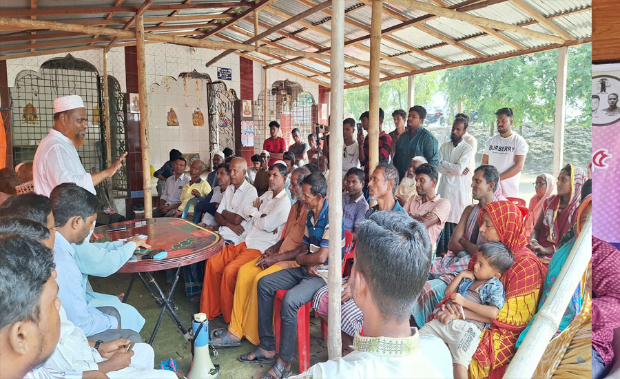 দুর্নীতি  সাম্প্রদায়িক সম্প্রীতি বজায় রাখতে দাঁড়ি পাল্লায় ভোট দিন: আবুল কালাম আজাদ 