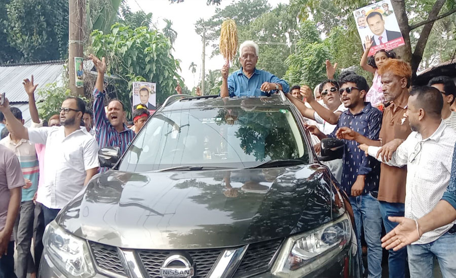 উজিরপুরে বিপ্লব ও সংহতি দিবসে লাখো মানুষের ভিড়ে বিএনপির প্রার্থী : সরফুদ্দিন সান্টু