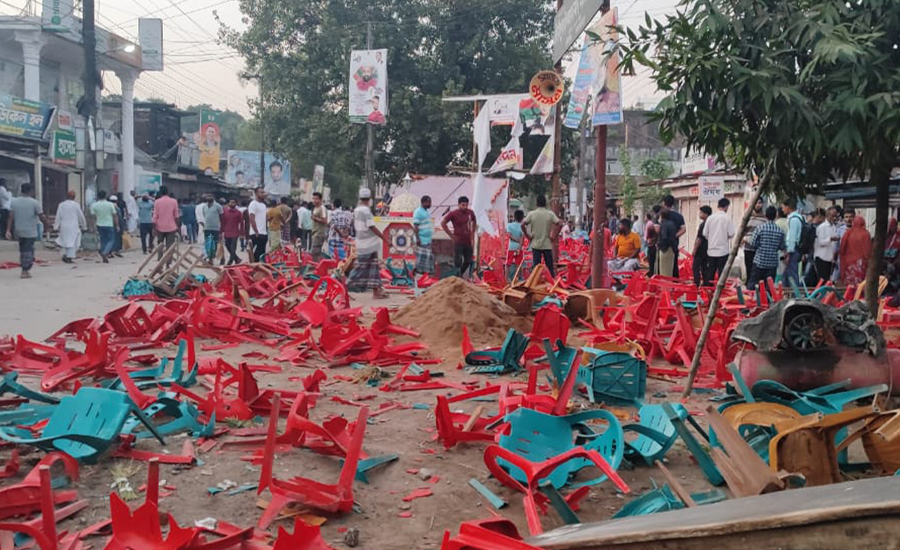 বিএনপির মনোনয়ন দ্বন্দ্বে হামলা-ভাংচুর, ৪০ রামদাসহ গ্রেপ্তার ৪ 