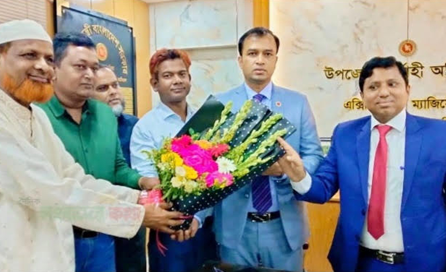 সরাইল উপজেলা নবনির্বাচিত নির্বাহী অফিসার ইউএনও মোঃ আবুবকর সরকার যোগদান 