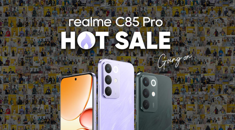 দেশজুড়ে রিয়েলমি সি৮৫ প্রো’র হট সেল শুরু, ক্রেতাদের ভিড়!