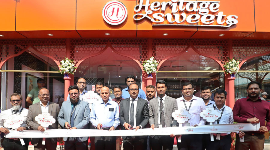 বসুন্ধরা ই-ব্লকে 'হেরিটেজ সুইটস' এর তৃতীয় শাখা