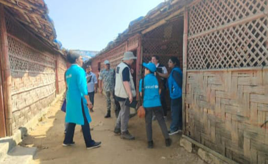 রোহিঙ্গা ক্যাম্প পরিদর্শন করলেন ইউরোপীয় ইউনিয়নের প্রতিনিধিরা