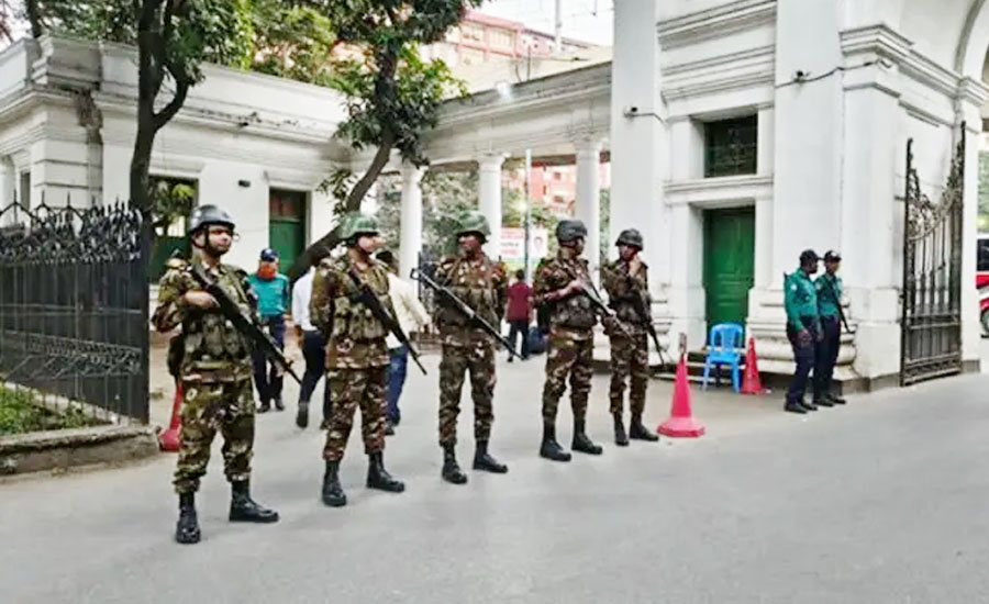 হাসিনার মামলার রায় ঘিরে ট্রাইব্যুনালে কঠোর নিরাপত্তা