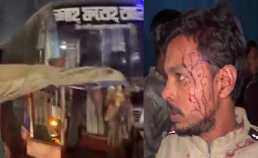 অটোচালককে মেরে মাথা ফাটালেন ট্রাফিক পুলিশ, গাজীপুরে ঘন্টাব্যাপী মহাসড়ক অবরোধ