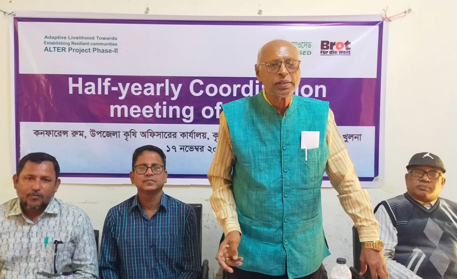 উপজেলা ক্লাইমেট জাস্টিস ফোরামের অর্ধ বার্ষিক সভা অনুষ্ঠিত 