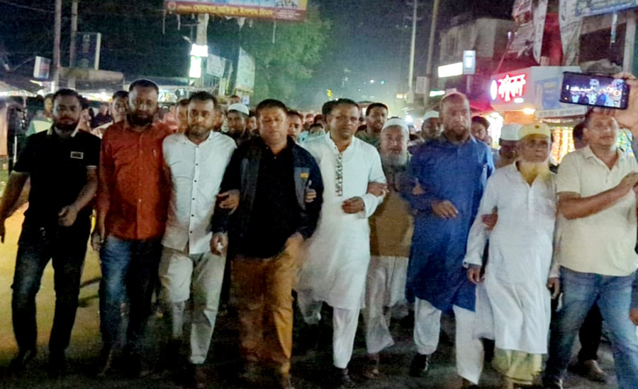 সালাউদ্দিন কাদের চৌধুরীর কথাই সত্য হলো: রাঙ্গুনিয়ায় আনন্দ মিছিলে বক্তারা