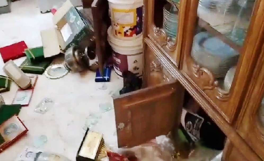 কিশোরগঞ্জে সাবেক রাষ্ট্রপতি আবদুল হামিদের বাড়িতে হামলা ও ভাঙচুর