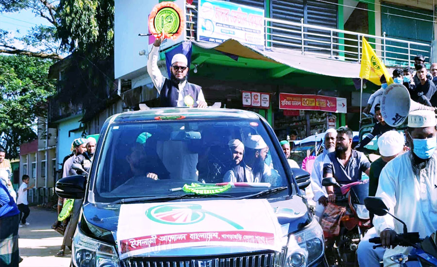 দীঘিনালায় ইসলামী আন্দোলনের মোটরসাইকেল শোডাউন নির্বাচনী মাঠে নতুন উচ্ছ্বাস