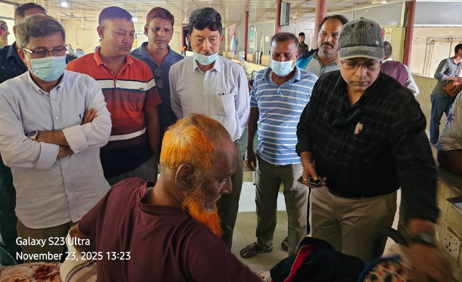 রাঙ্গামাটি জেনারেল হাসপাতাল পরিদর্শন করলেন দীপেন দেওয়ান