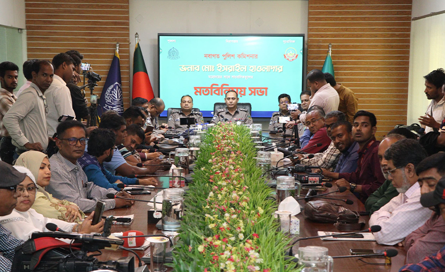 জিএমপিতে চুরি, ছিনতাই, মাদক বড় চ্যালেঞ্জ : নবাগত কমিশনার ইসরাইল