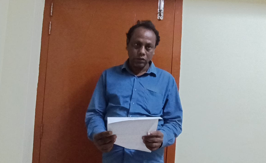 শ্যামনগরে প্রভাষ কুমার মণ্ডলের ওপর হামলা ও হুমকি, বিচারের দাবিতে সংবাদ সম্মেলন