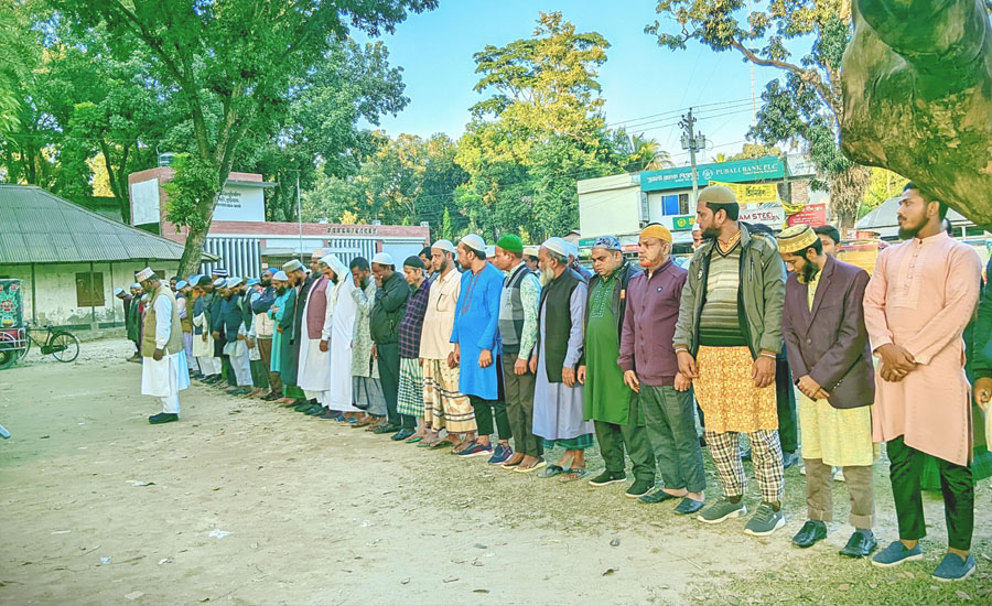 শহীদ শরীফ ওসমান হাদির গায়েবানা জানাযা ও দোয়া মাহফিল অনুষ্ঠিত