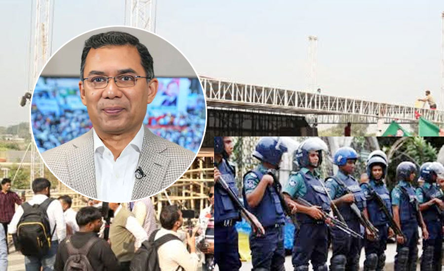 মাঠে কয়েক হাজার পুলিশ, কেন্দ্রীয় তদারকিতে ডিএমপি সদরদপ্তর