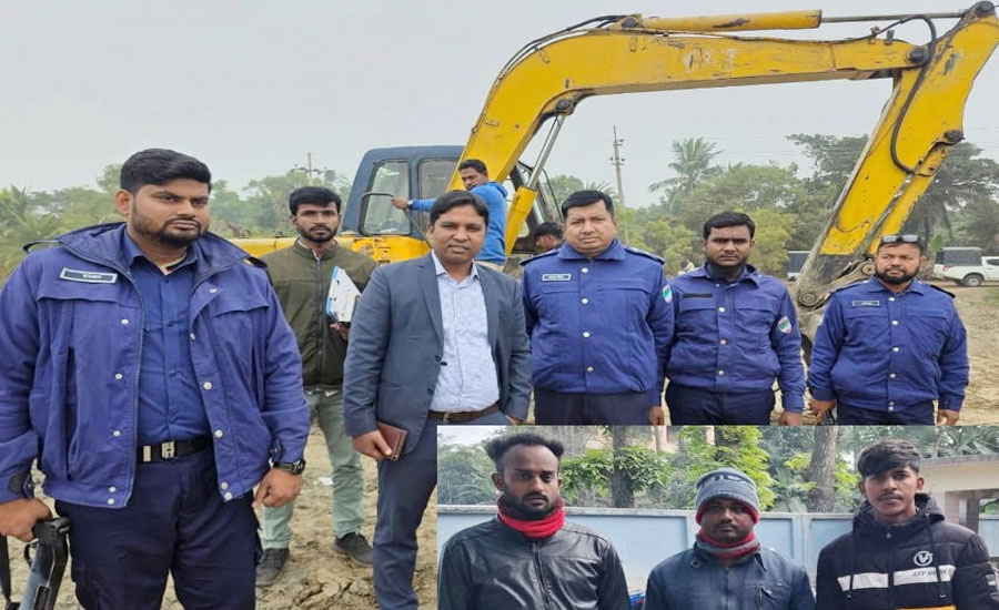 আশাশুনিতে নদীর বাধ থেকে মাটি কাটার আভিযোগে মোবাইল কোর্টে ৩ জনকে একমাস করে কারাদন্ড প্রদান