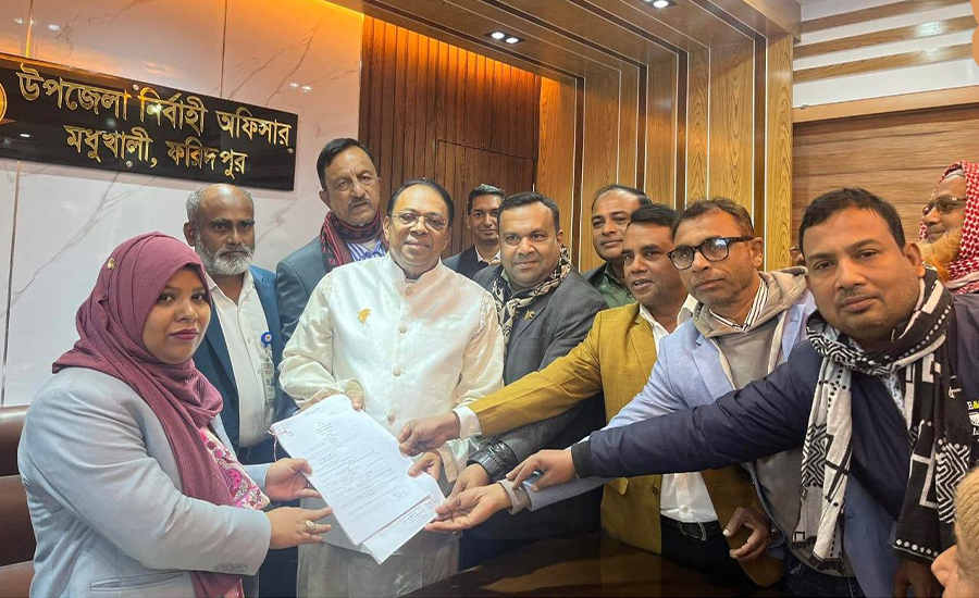 ফরিদপুর-১ আসনে বিএনপি প্রার্থীসহ বাকি দুই প্রার্থীর মনোনয়ন দাখিল