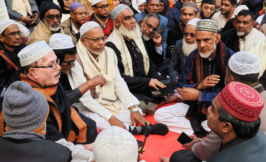 পিরোজপুরে খালেদা জিয়ার রুহের মাগফিরাত কামনায় দোয়া মাহফিল