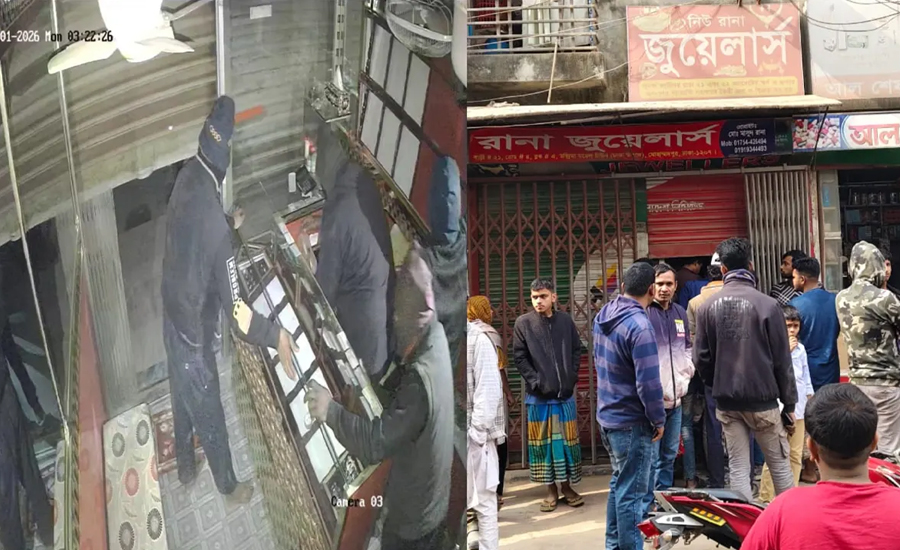 মোহাম্মদপুরে দোকান থেকে ৭০ ভরি স্বর্ণ ও ৬০০ ভরি রুপা চুরি
