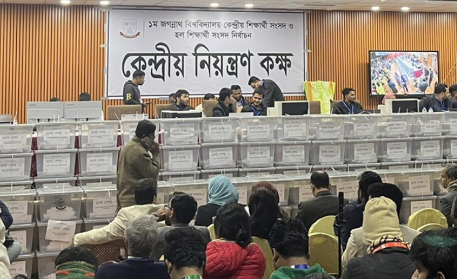 জকসুর ভোট গণনা স্থগিত